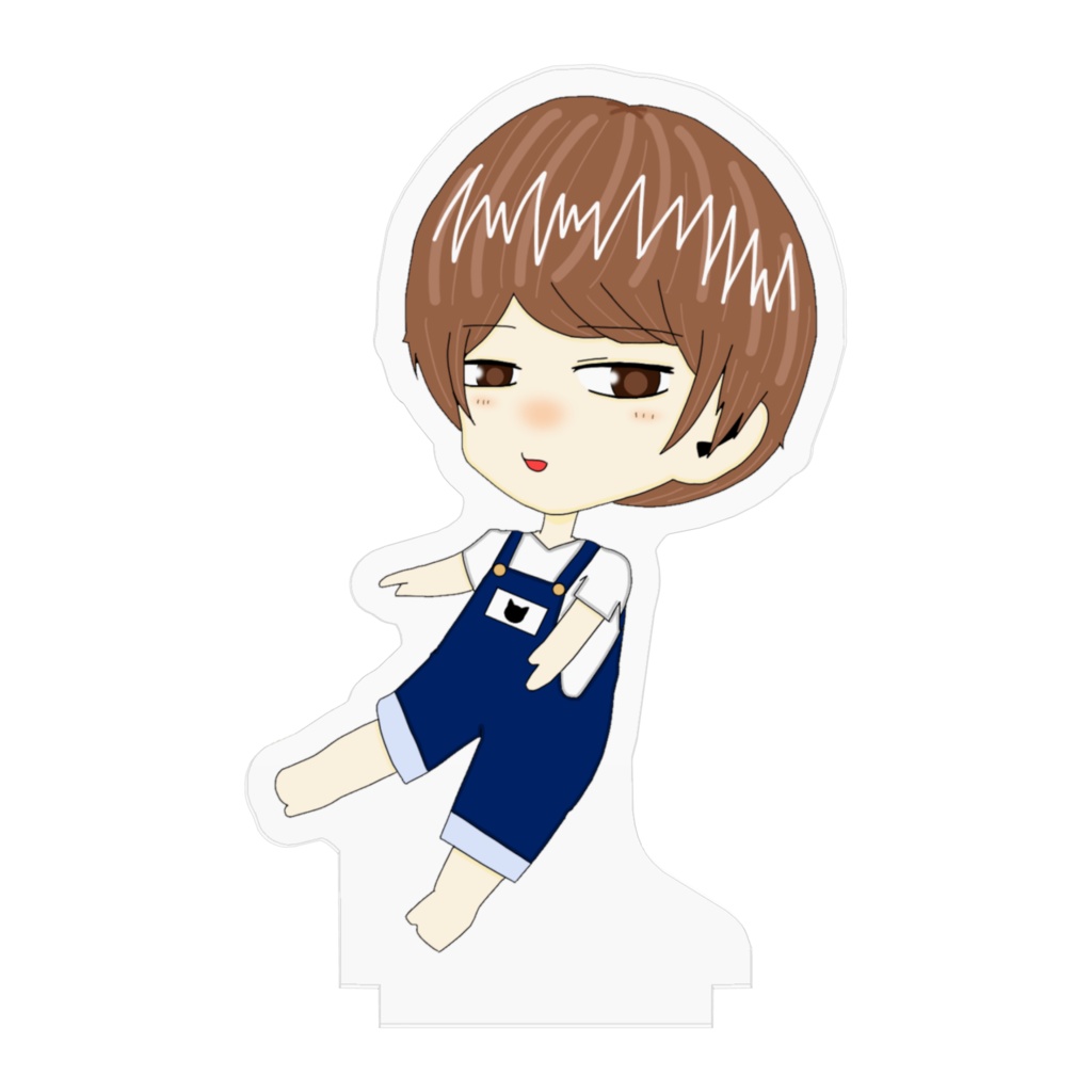 initial=エム 中の人ver. アクリルフィギュア