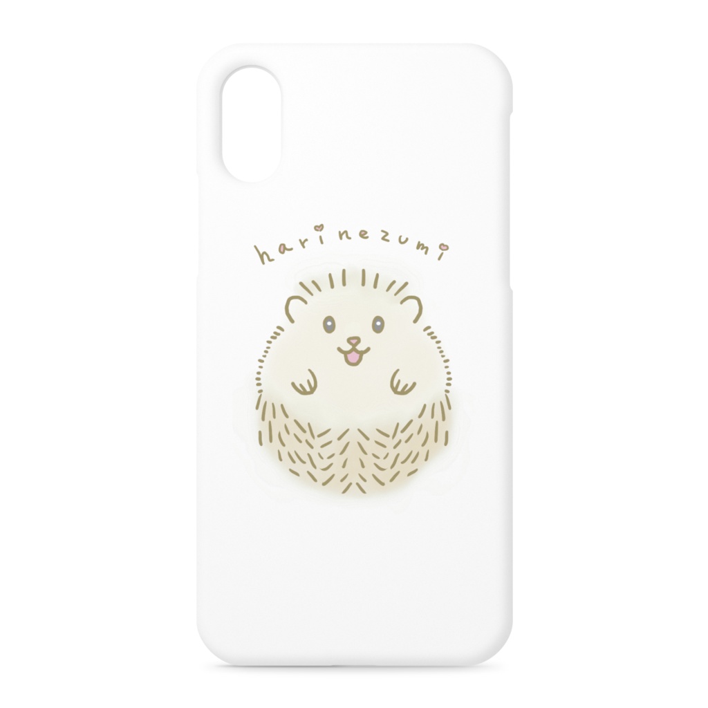 ハリネズミさん シナモンver のiphoneケース ねこねこたいむ Booth