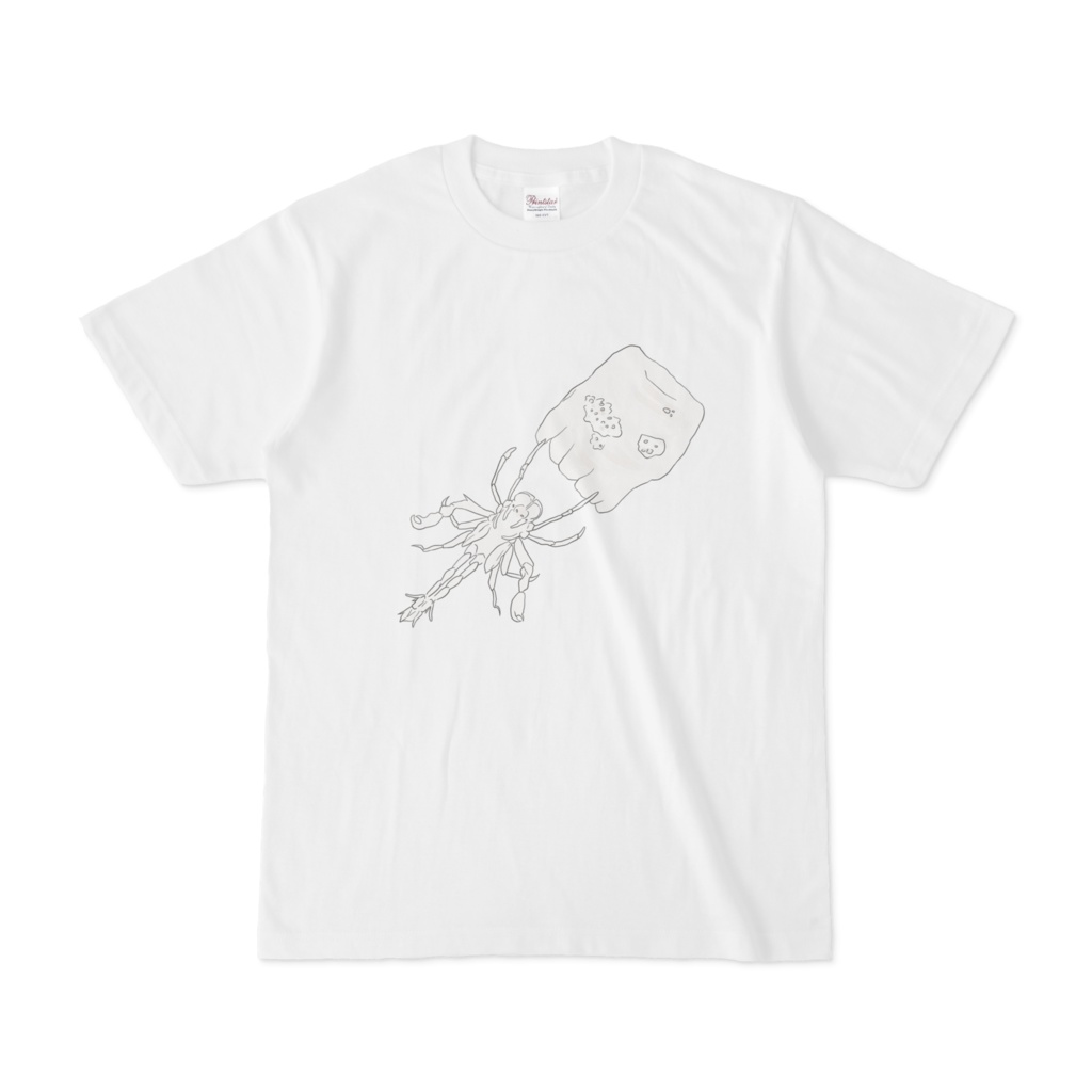 オオタルマワシさんのTシャツ♪（深海生物シリーズ） Phronima sedentaria【Deep Sea Creature】