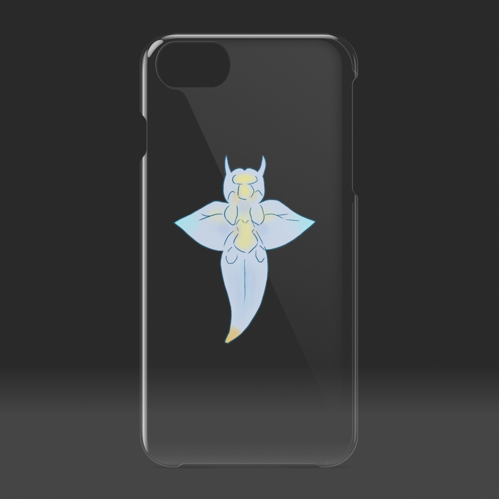 クリオネさん(通常形態)のクリアiPhoneケース♪(深海生物シリーズ)Clione