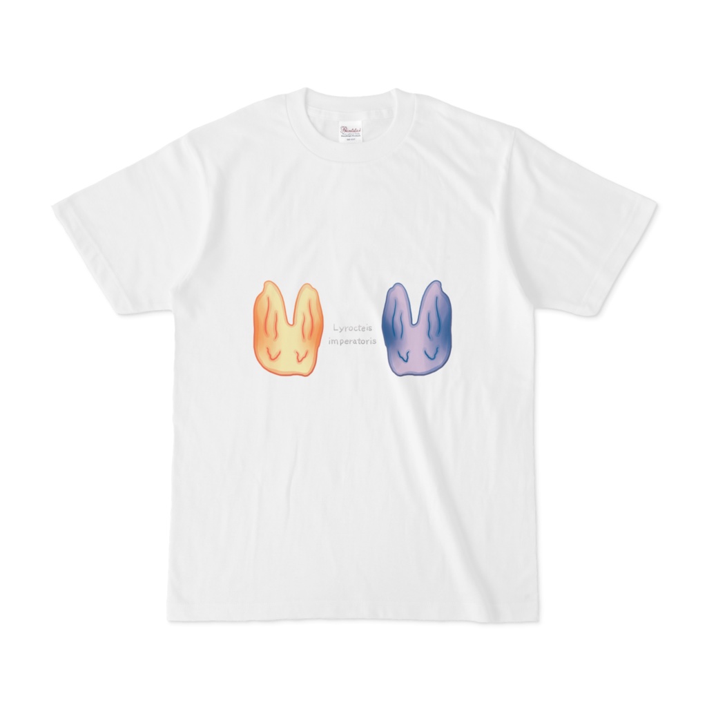 コトクラゲさん(黄＆紫)のTシャツ♪（深海生物シリーズ）jellyfish
