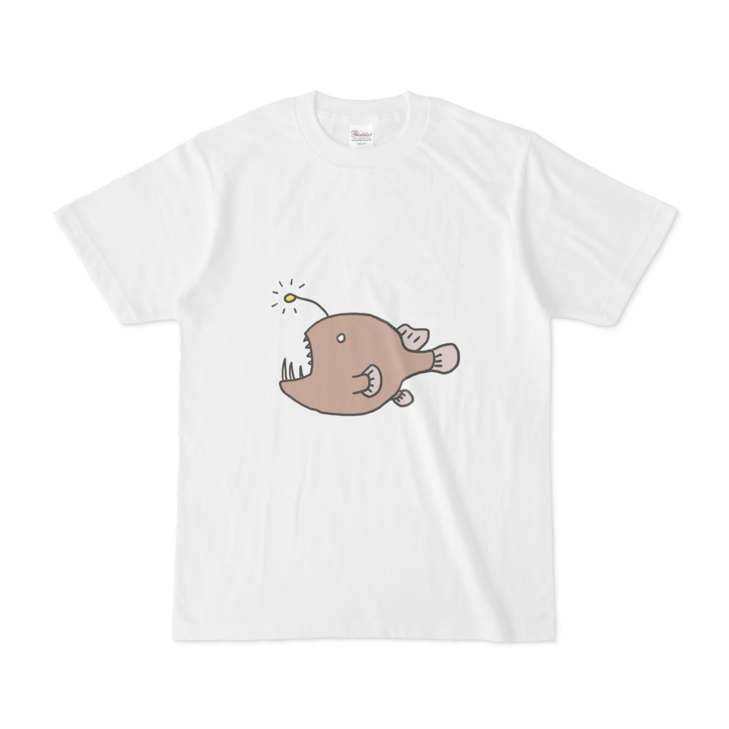 アンコウさんのTシャツ♪（深海生物シリーズ） Anglerfish Goosefish