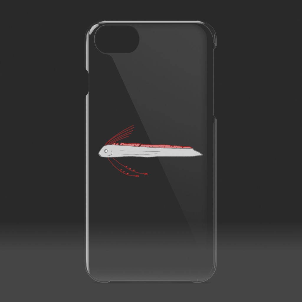 リュウグウノツカイさんのクリアiPhoneケース♪(深海生物シリーズ) Oarfish【Deep Sea Fish】