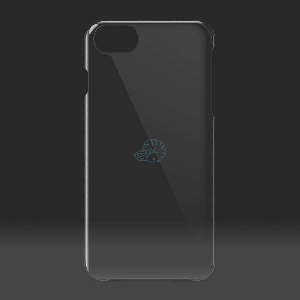 オウムガイさんのクリアiPhoneケース♪(深海生物シリーズ) Nautilus 【Living fossil】