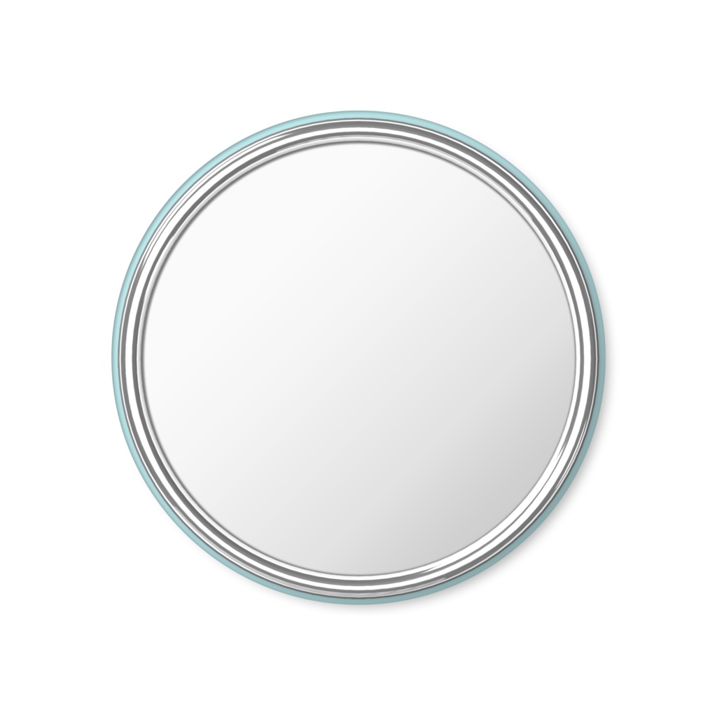 カンブロパキコーペさんの缶ミラー♪ 水色ver.(古生物シリーズ)Cambro Paki Corp. Paleozoic