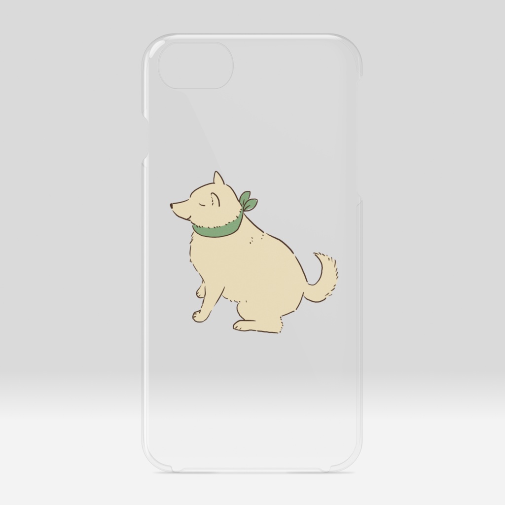 柴犬さんのクリアiPhoneケース♪Shiba Inu(dog)
