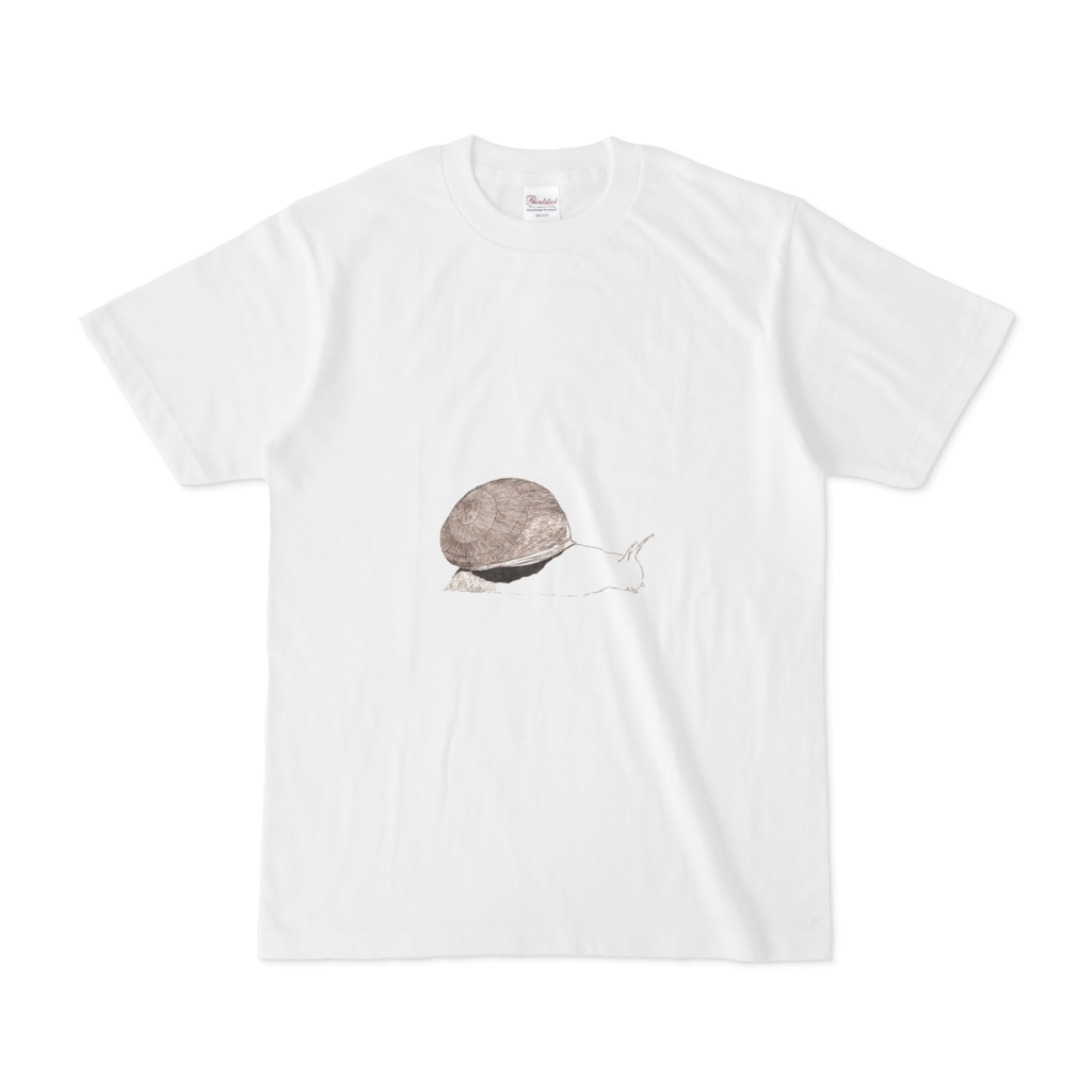 ちょっとリアルなかたつむりさんのTシャツ♪Snail