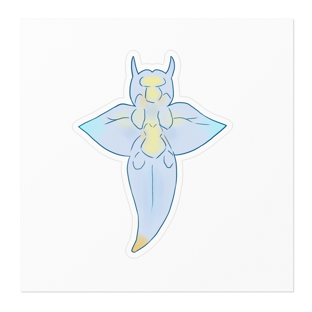 クリオネさん(通常ver)のステッカー♪(深海生物シリーズ)clione【Deep Sea Creature】