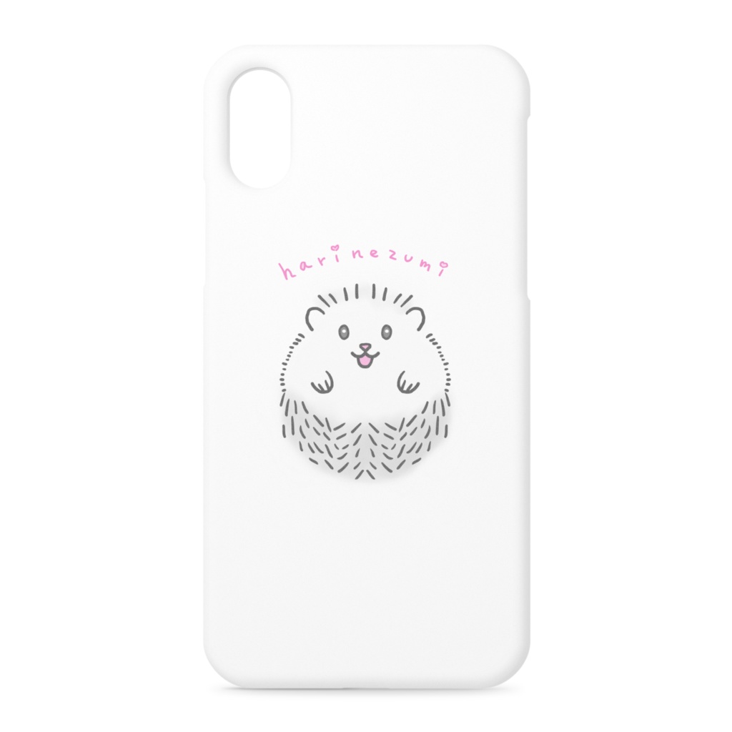 ハリネズミさん（ソルト＆ペッパー）のiPhoneケース♪ Hedgehog (Salt and Pepper) iPhone Case