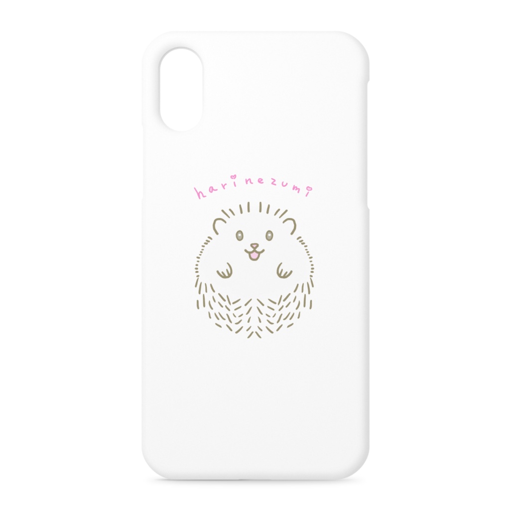 ハリネズミさん シナモン のiphoneケース Hedgehog Cinnamon Iphone Case ねこねこたいむ Booth