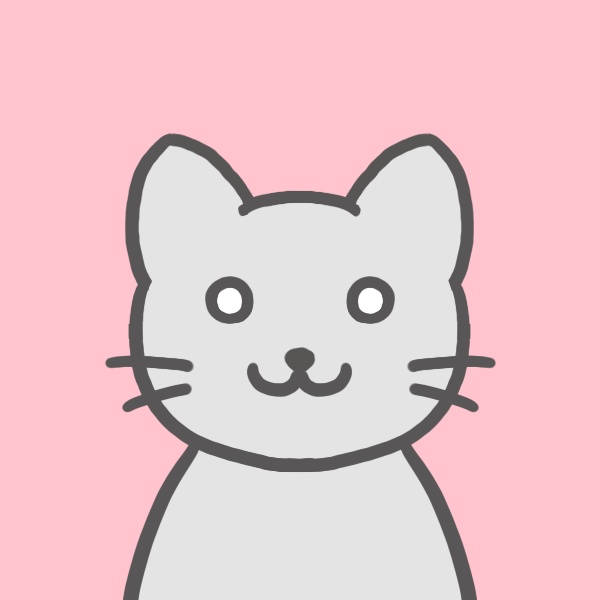 白猫のフリーアイコン【2種+透過あり】🐈Whitecat