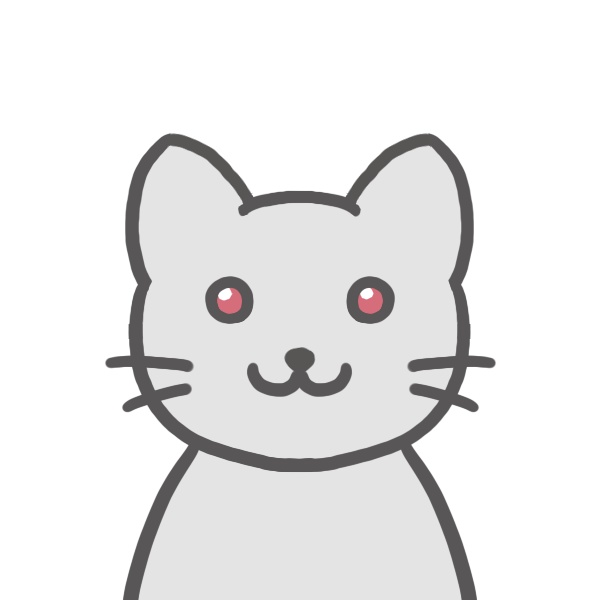 白猫のフリーアイコン【2種+透過あり】🐈Whitecat