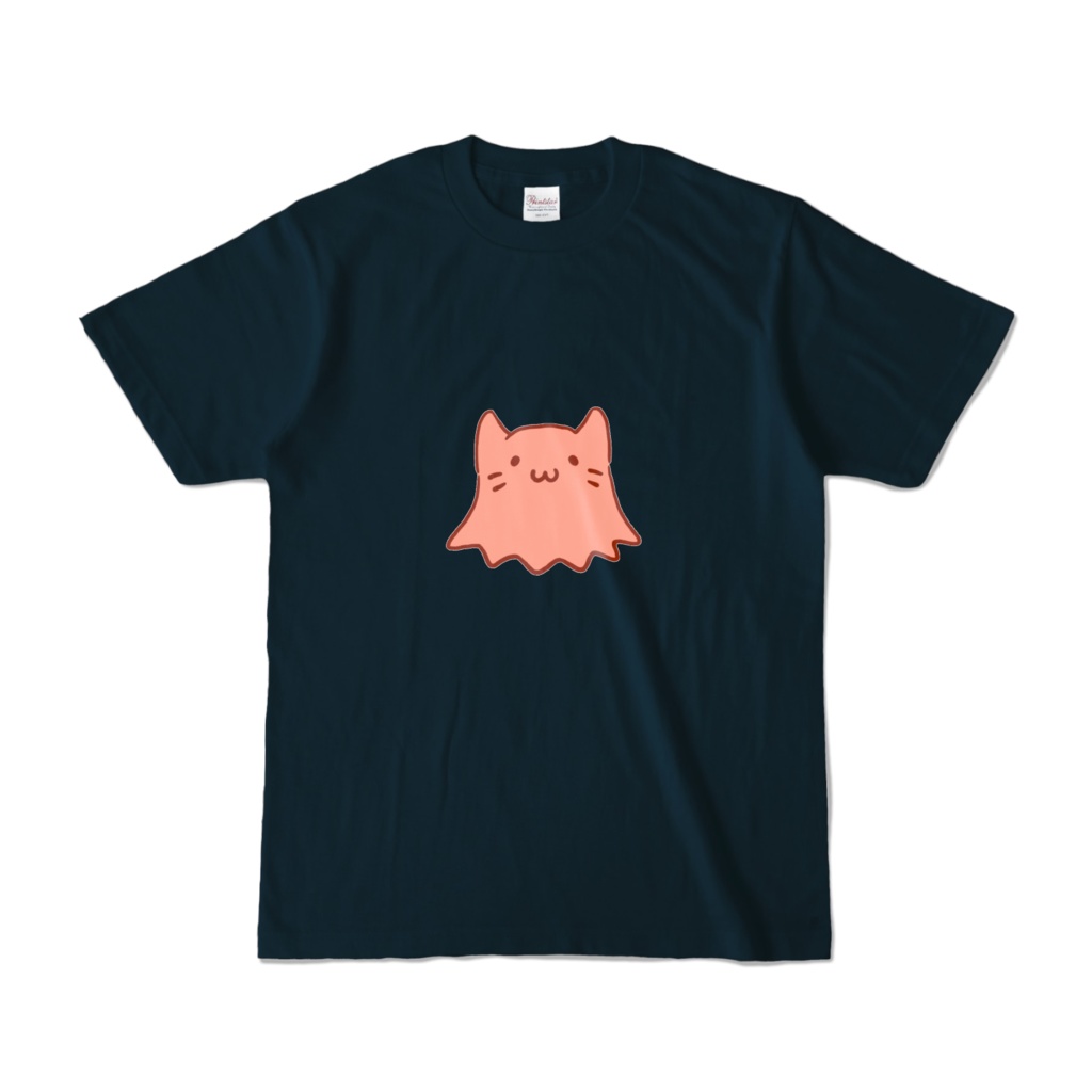 メンダコxネコさんTシャツ(ネイビー)🐈Dumbo Octopus CAT T-shirt💛💙