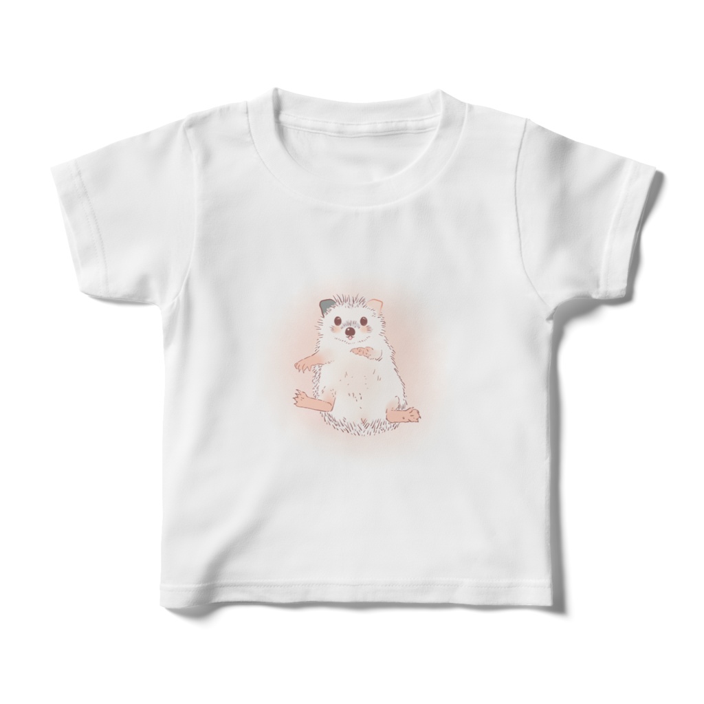 アシメカラーのハリネズミさんキッズＴシャツ🎵🦔cute hedgehog children's clothes💗
