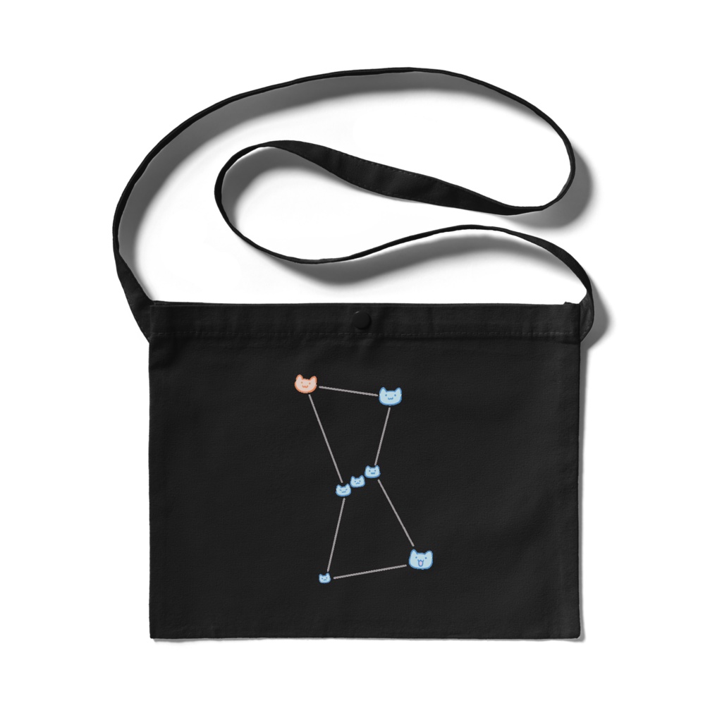 オリオン座ネコのサコッシュ🐈cat bag