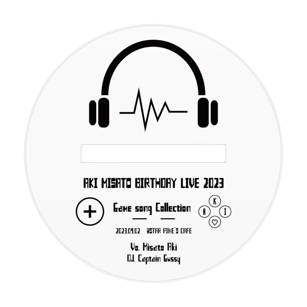 AKI MISATO BIRTHDAY LIVE 2023 〜 Game song Collection 〜 アクリルスタンド