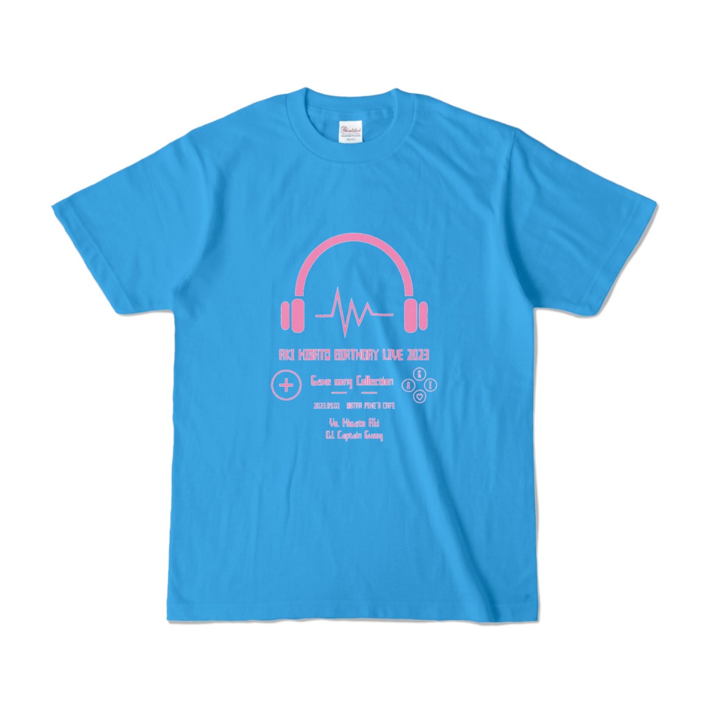 AKI MISATO BIRTHDAY LIVE 2023 〜 Game song Collection 〜 Tシャツ（ブルー）
