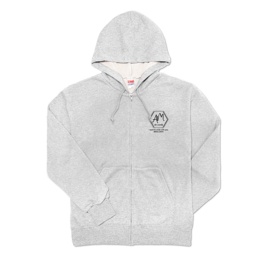 美郷あき【smile with you】一緒に笑顔になろうジップパーカー designed by yozuca*