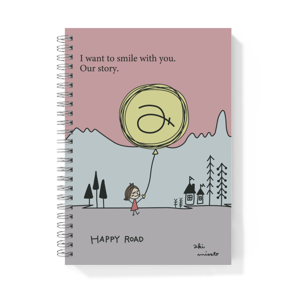 美郷あき【smile with you】一緒に笑顔になろうリングノート designed by yozuca*