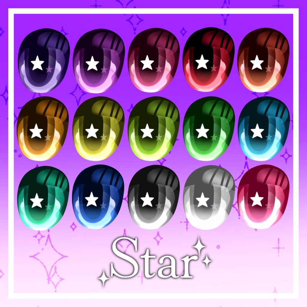 【無料/Free】-Starlet Bloom eye texture-【セレスティア対応】 (19色)