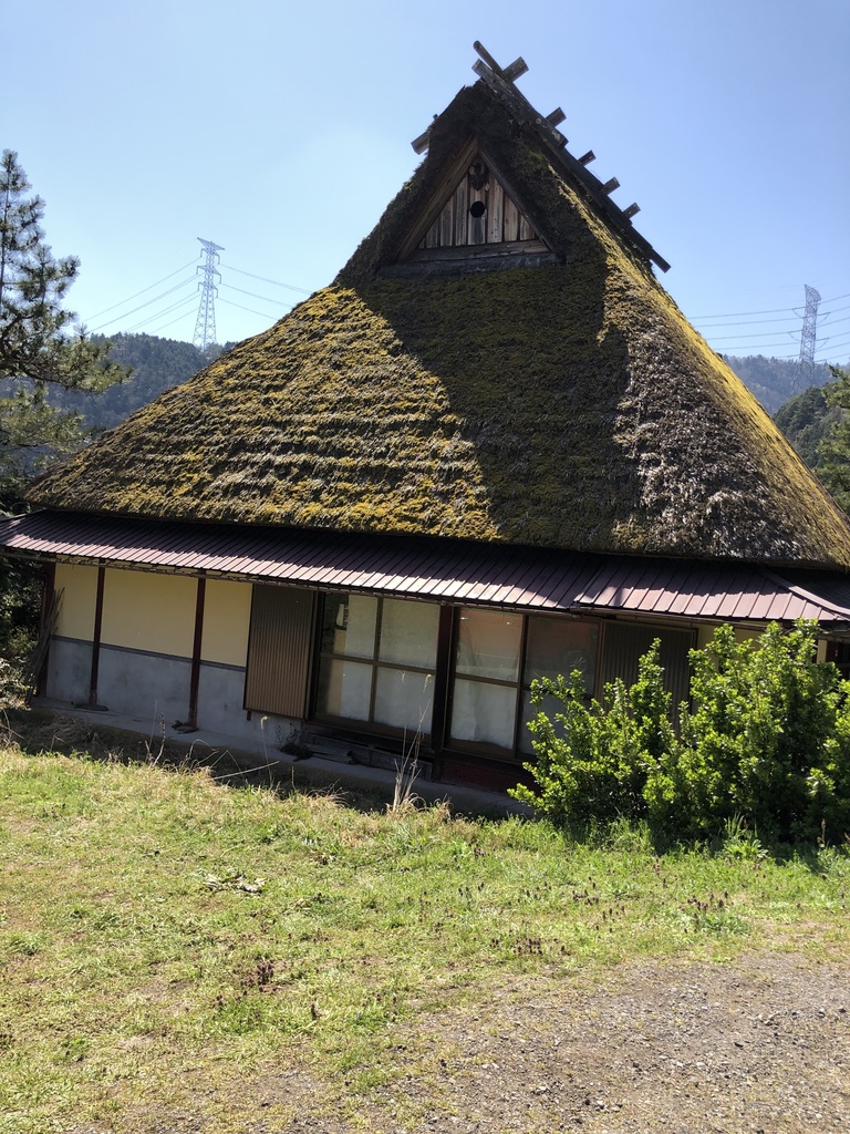 京都、美山のからぶき屋根の里と道中の5月の鯉のぼり