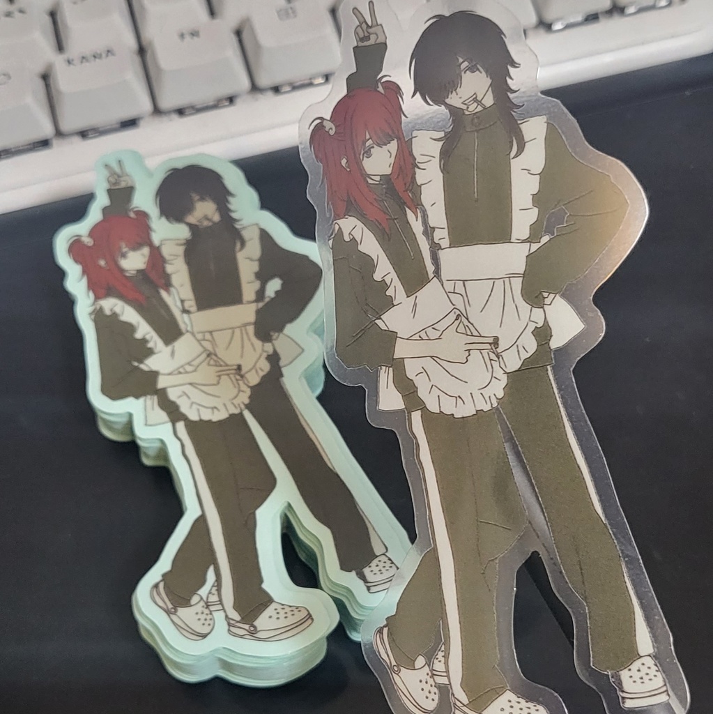 クリアステッカー　ジャージメイド
