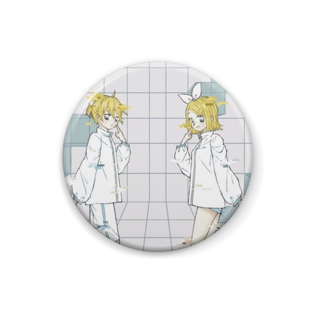 鏡音リン・レン　缶バッチ