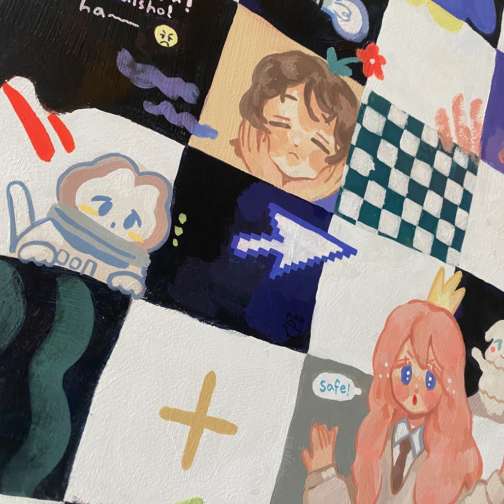 原画 チェッカーボード