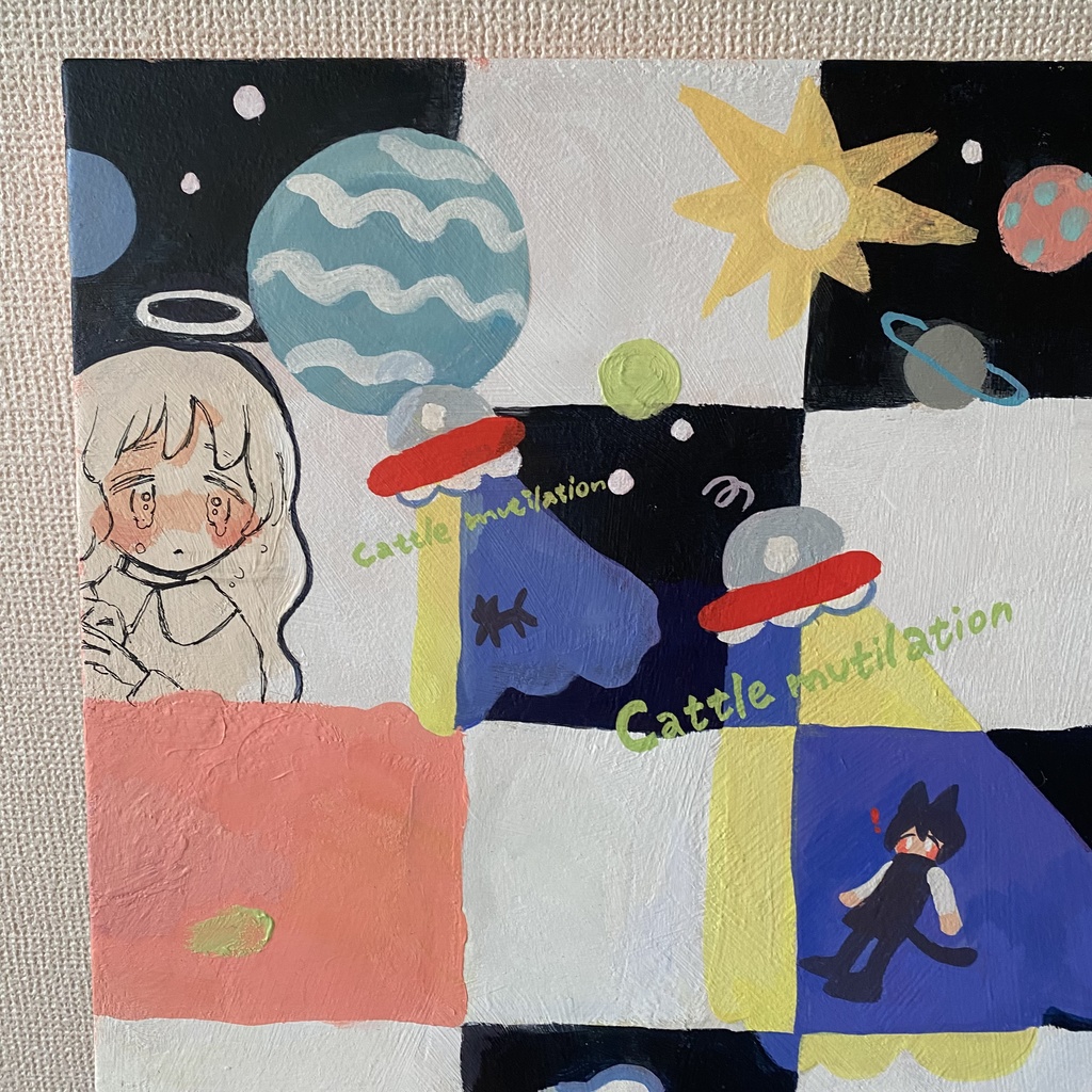 原画 チェッカーボード