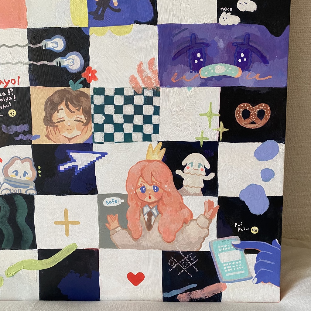 原画 チェッカーボード