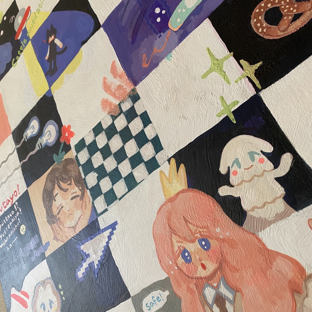 原画 チェッカーボード