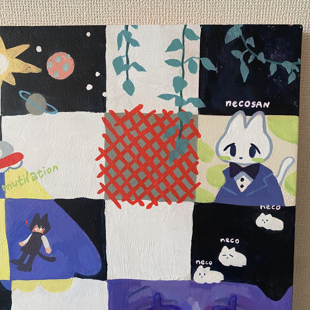 原画 チェッカーボード