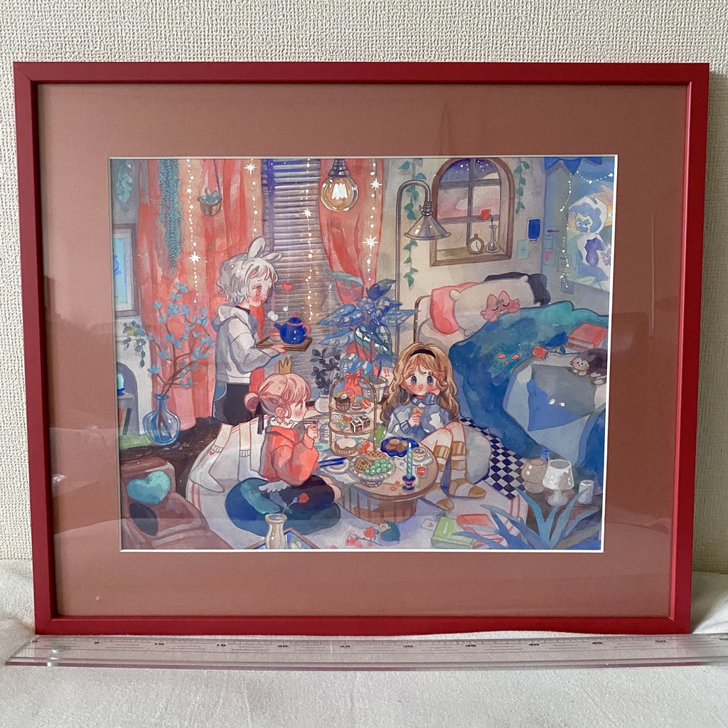 額装原画　おうちアリス