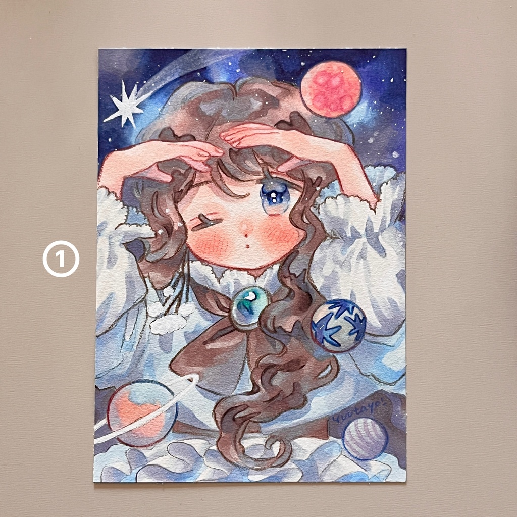 原画 星を探してる子たち