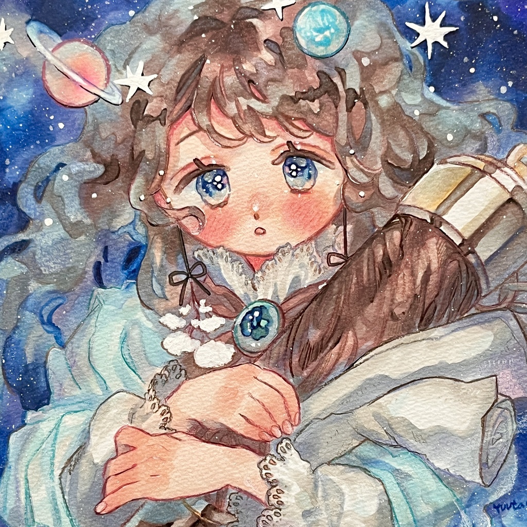 原画 宇宙になりたいⅡ