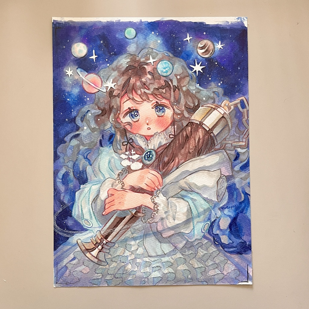 原画 宇宙になりたいⅡ