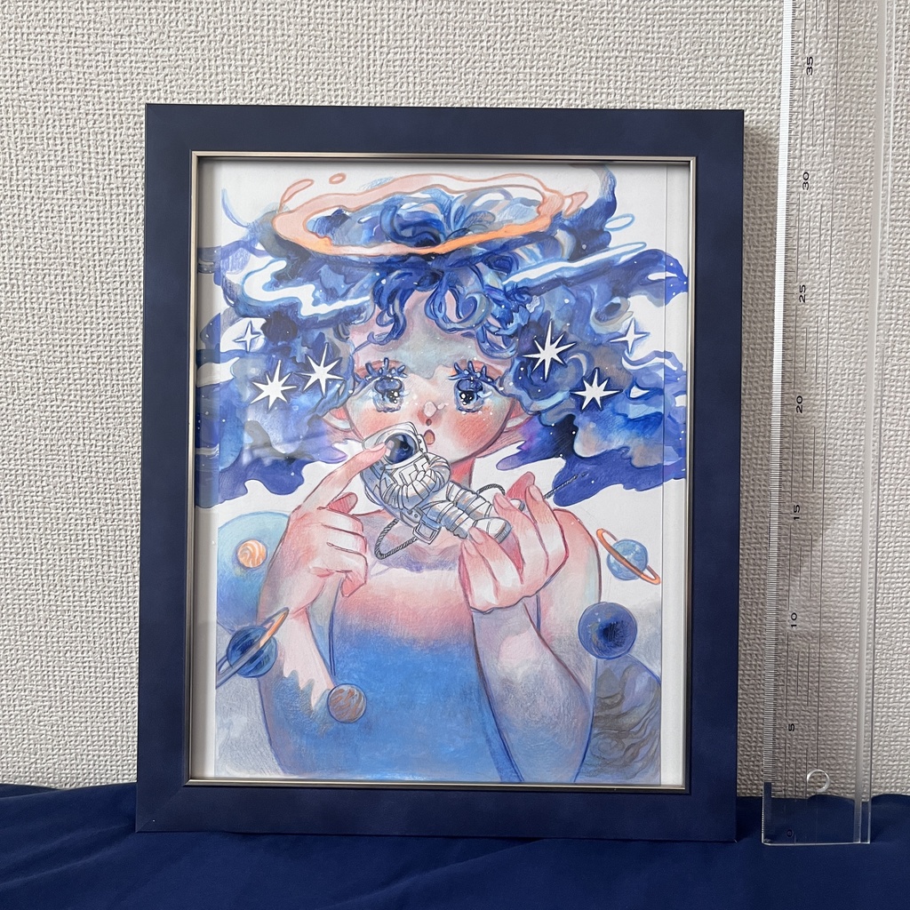 額装作品　君に夢宙