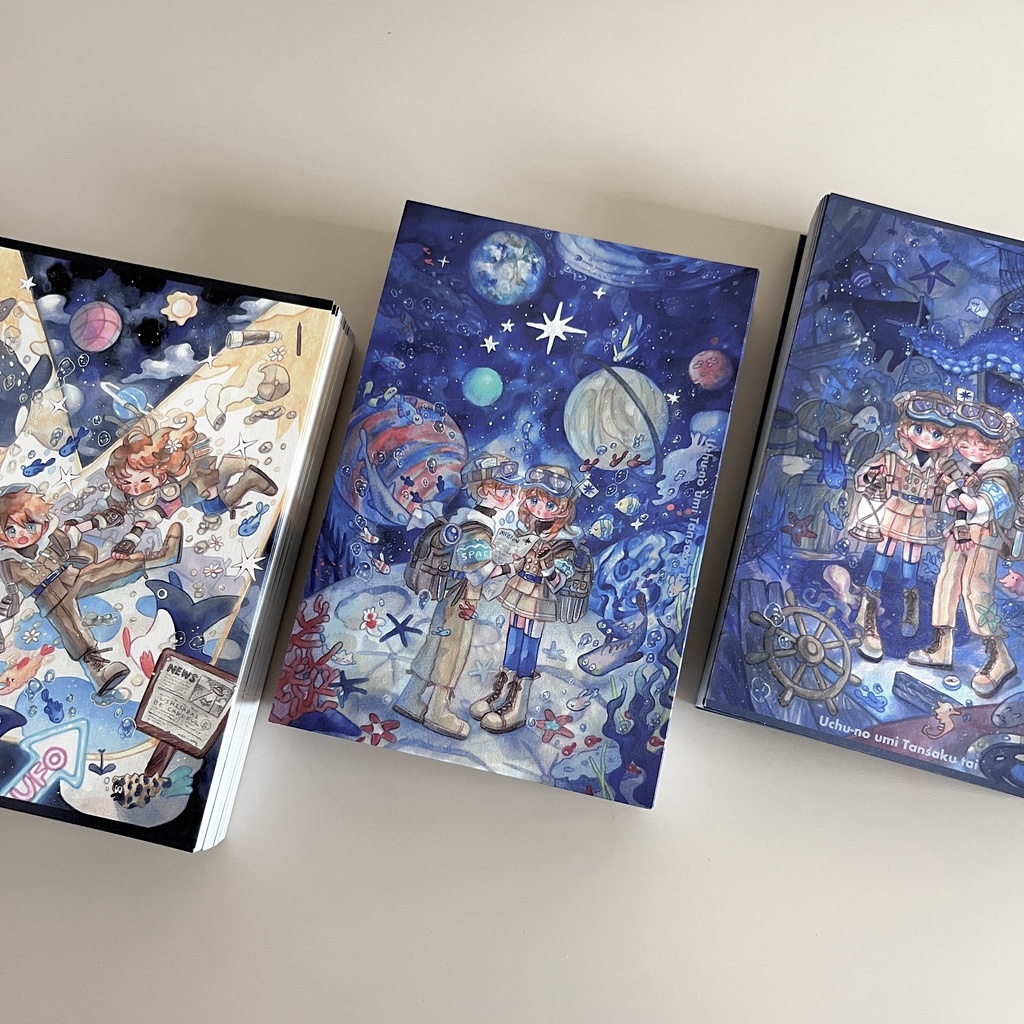 ポストカード 宇宙の海新作3セット