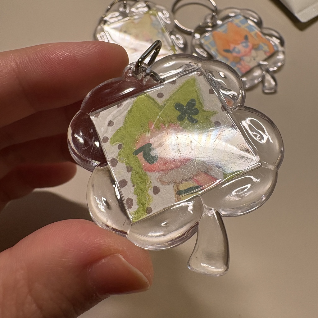 ミニミニ原画キーホルダー🍀
