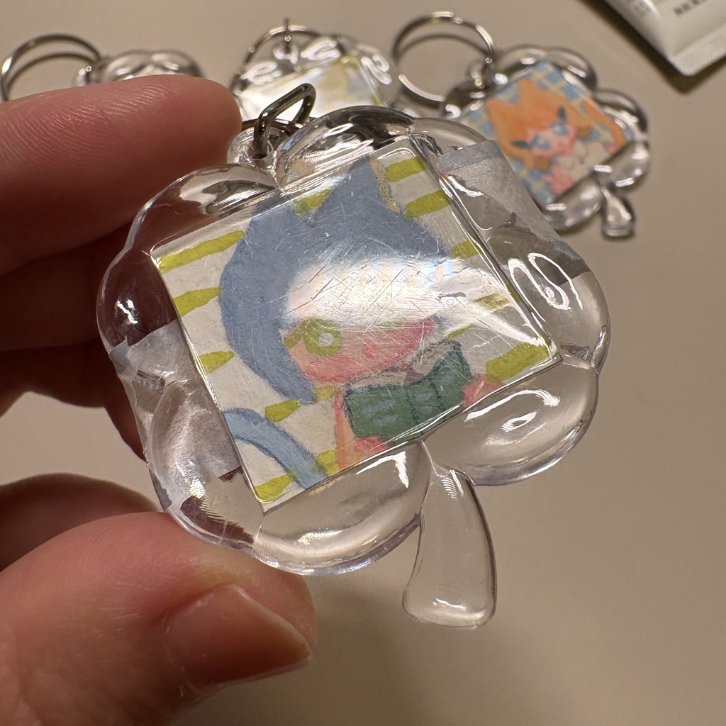 ミニミニ原画キーホルダー🍀