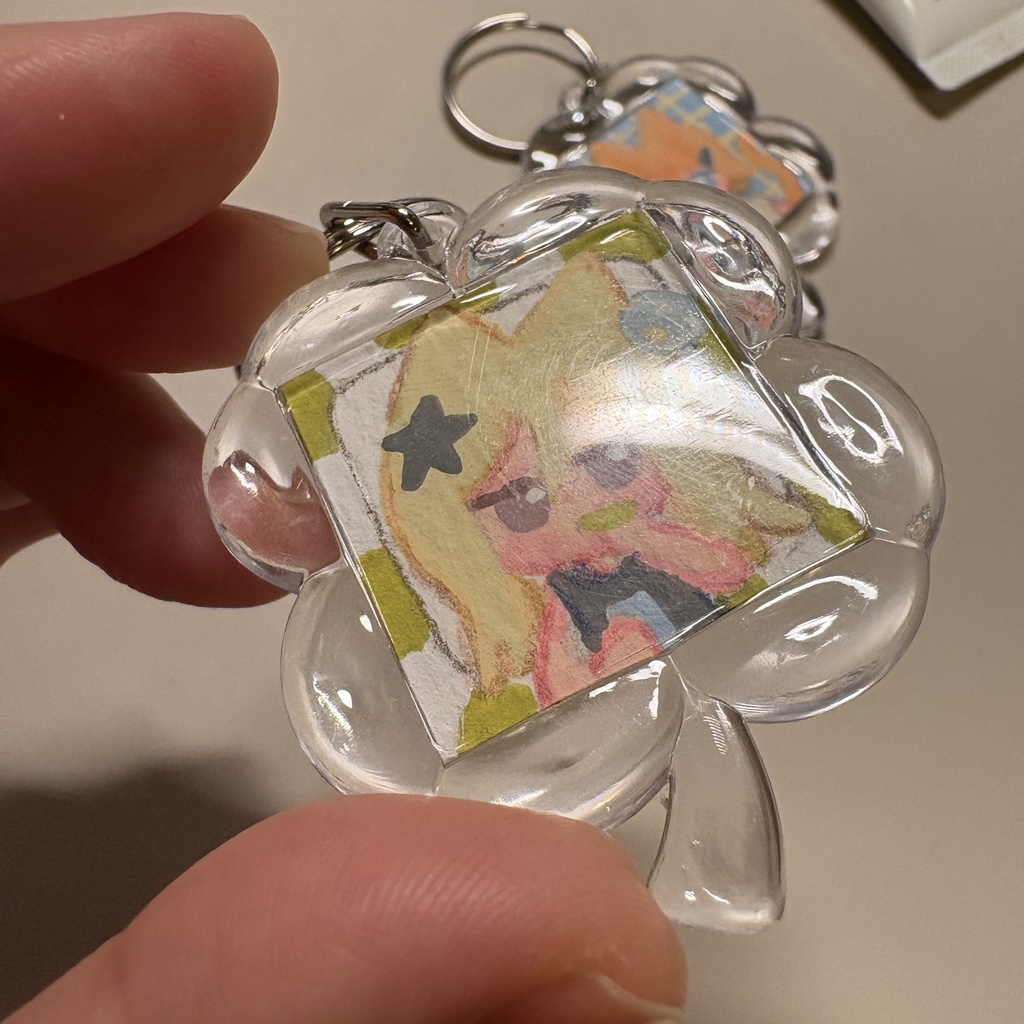 ミニミニ原画キーホルダー🍀