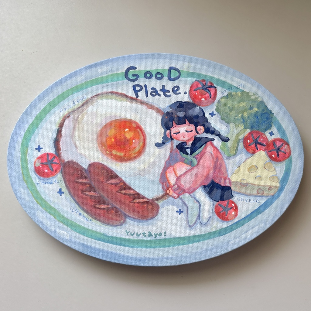 原画　morning plate 