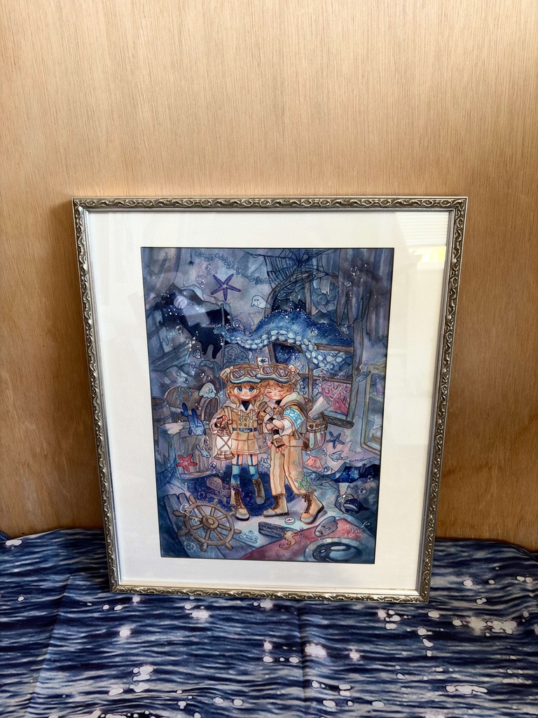 額装作品 『Re: 宇宙の海のおばけやしき』