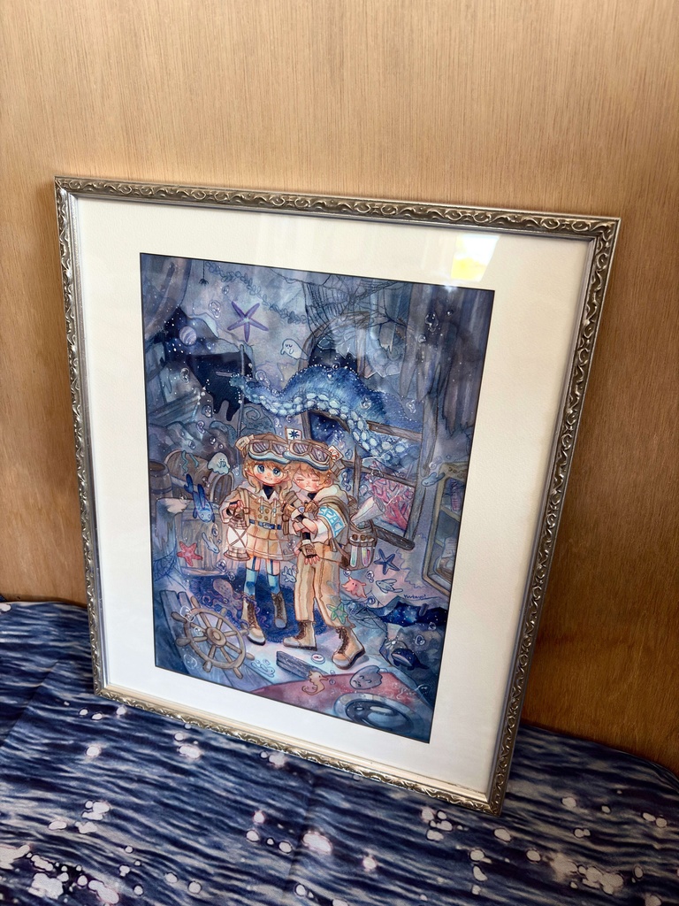 額装作品 『Re: 宇宙の海のおばけやしき』