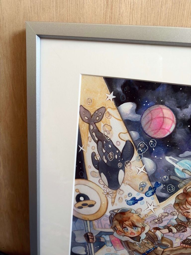 額装作品 『スポットライト注意報』