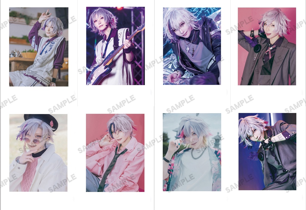 【にじそ10】チェキ風カード(不破・葛葉・魁星・イッテツ)