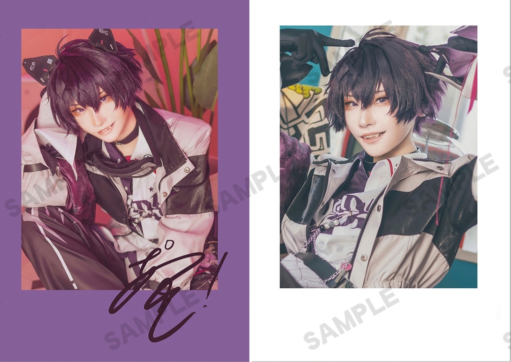 【にじそ10】チェキ風カード(不破・葛葉・魁星・イッテツ)