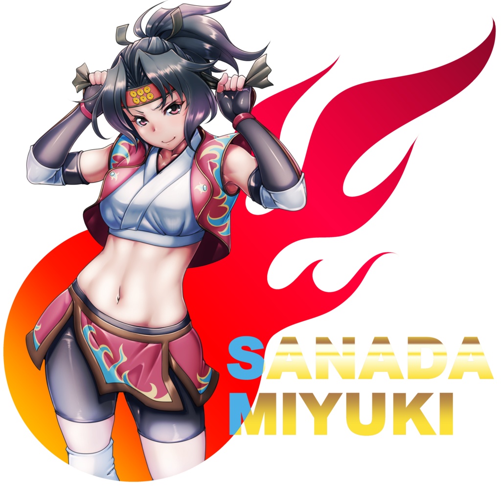 レッスルエンジェルス サヴァイバー「真田美幸」Tシャツ Ver.大黒屋炎雀