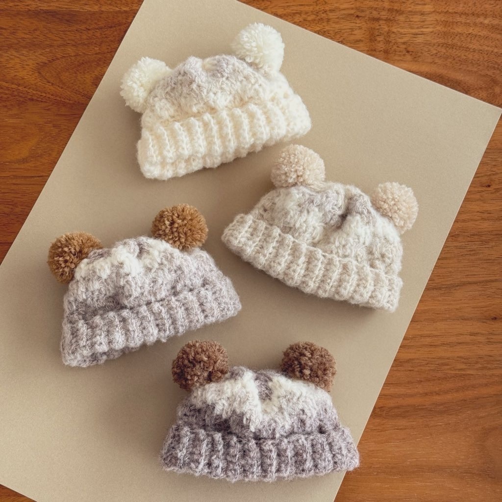 ちょこれーとべあニット帽