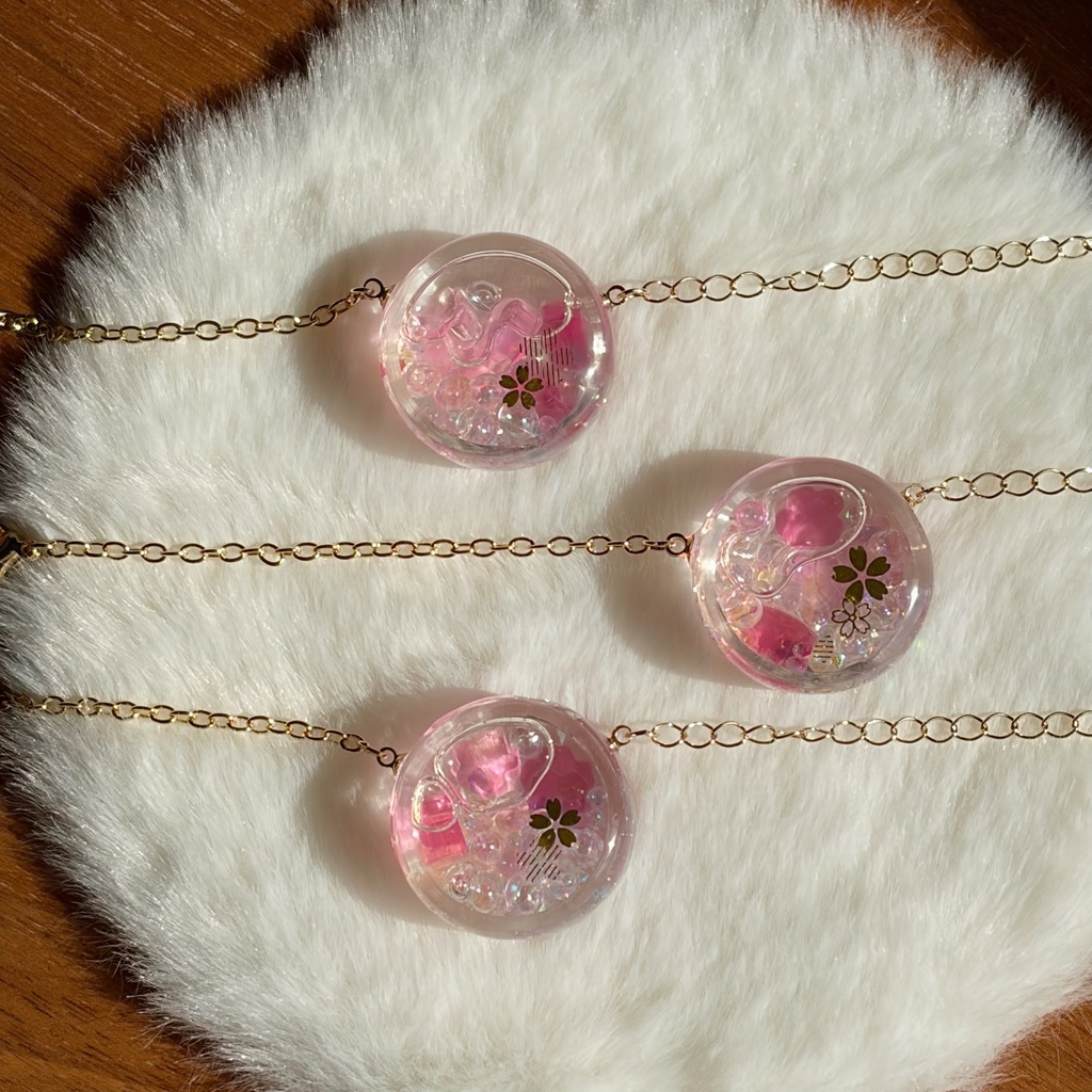 花手水ポシェット ～桜～